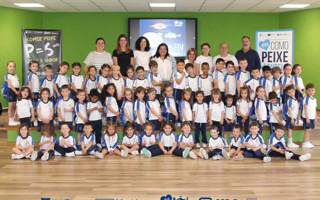 “EU COMO PEIXE DE BURELA” PARA PROMOCIONAR EL PESCADO ENTRE LOS MÁS PEQUES DE RIBADEO